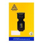 Cartela Porta Cadeado 114mm Preto Fosco Cartela Alianca