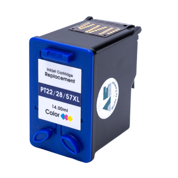 Cartucho Compatível Hp 22-28-57 Xl 14ml Colorido Microjet