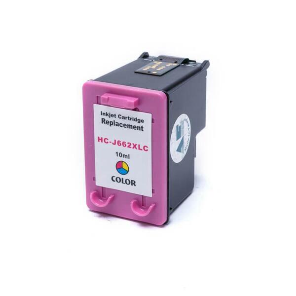 Cartucho Compatível hp 662 xl Colorido 10 ml Microjet Para 25