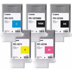 Cartucho De Tinta Canon Pfi-107 Kit 5 Cores Preto  Magenta  C