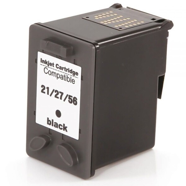 Cartucho de Tinta Compatível HP 21 27 56 Preto 18ml