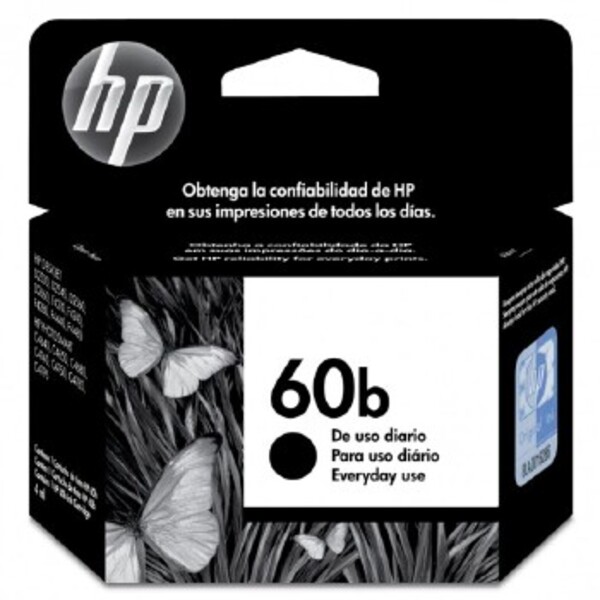 Cartucho De Tinta Everyday Hp Suprimentos Cc636wb Hp 60b Edp
