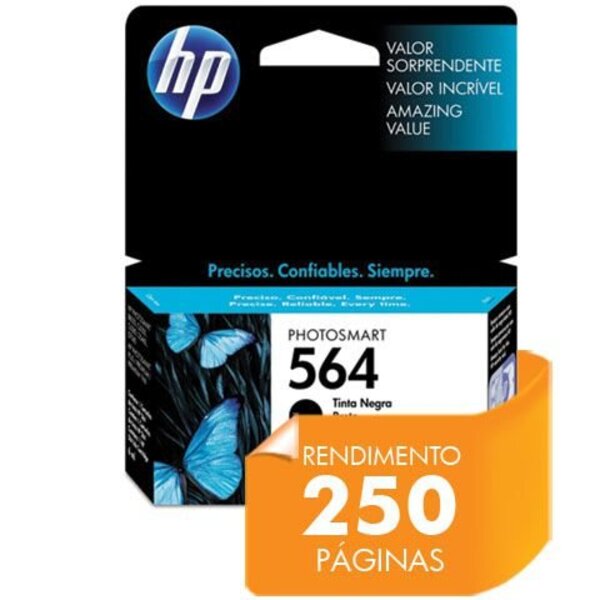 Cartucho De Tinta Hp Suprimentos Cb316wl Hp 564 Preto 7,5ml