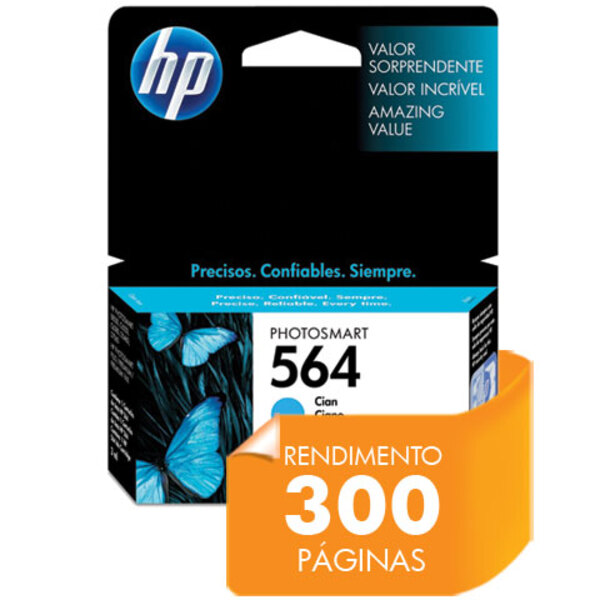 Cartucho De Tinta Hp Suprimentos Cb318wl Hp 564 Ciano 3,5ml
