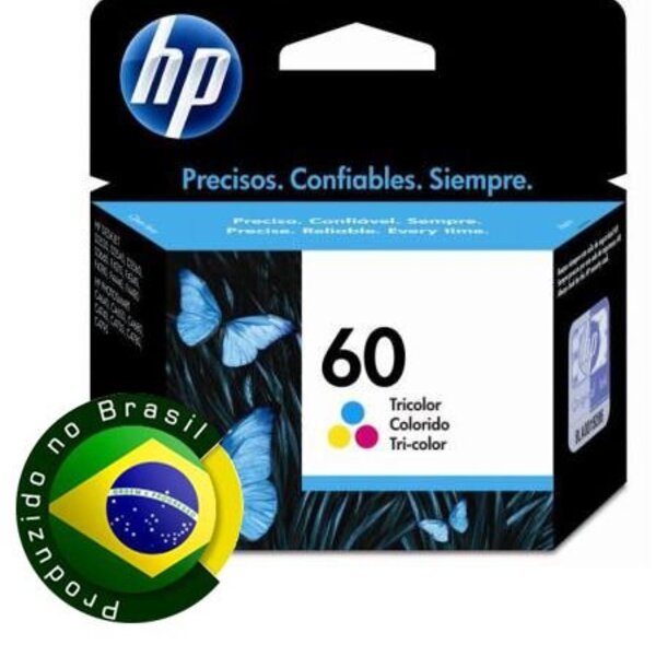 Cartucho De Tinta Hp Suprimentos Cc643wb Hp 60 Tricolor 6,5ml