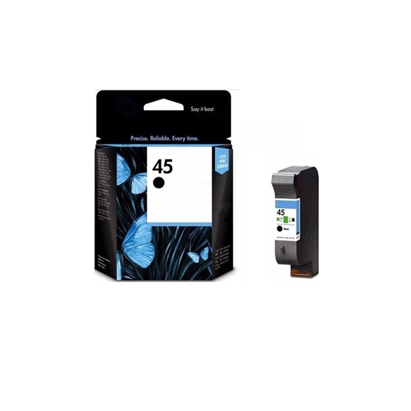 Cartucho De Tinta Original Hp 45 Preto 51645a 51645al