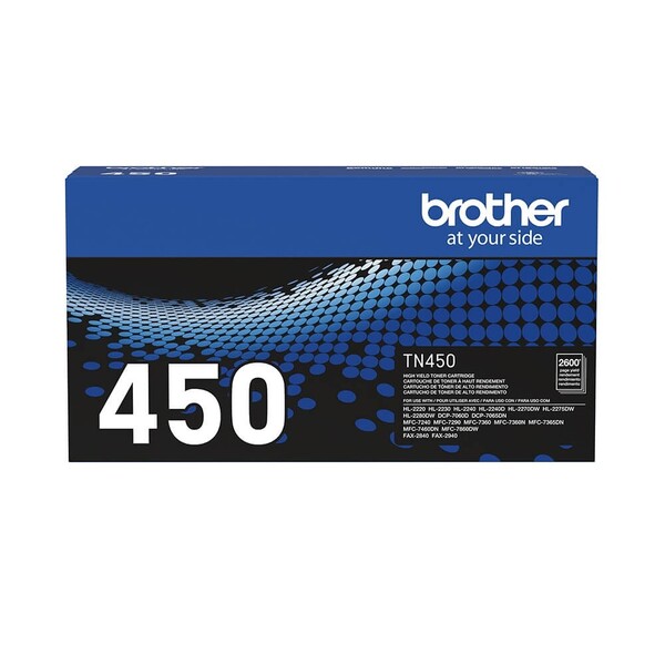 Cartucho De Toner Brother Laserjet Tn450 / Tn-450 Original