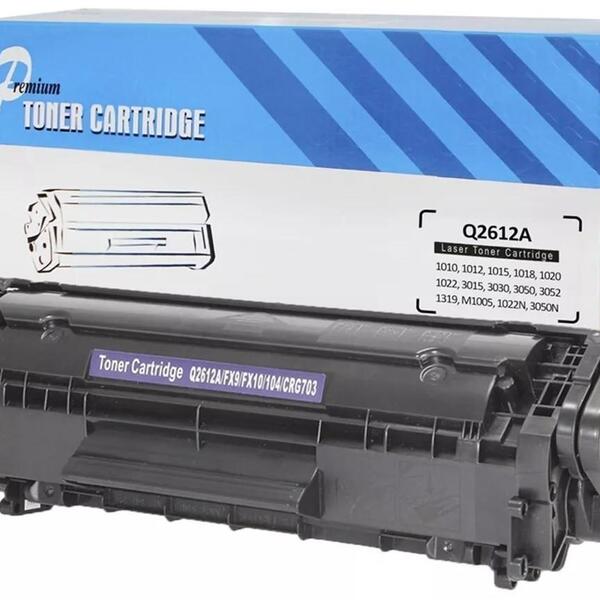Cartucho De Toner Compatível Hp Q2612a 12a 1010 1012 1015 M10