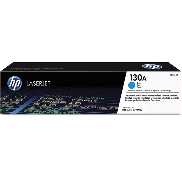 Cartucho De Toner Hp Cf351a 130a Original Ciano 1.3k