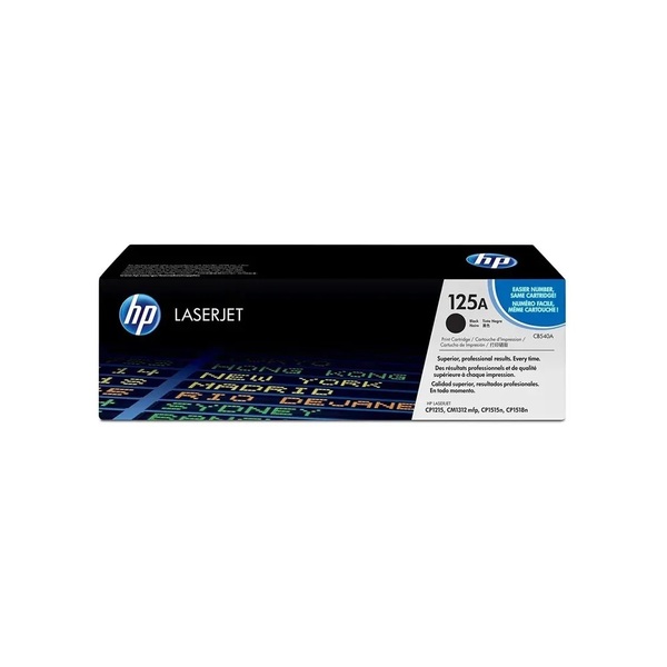 Cartucho De Toner Original Hp 125a Preto 2.2k Cb540a Cb540ab
