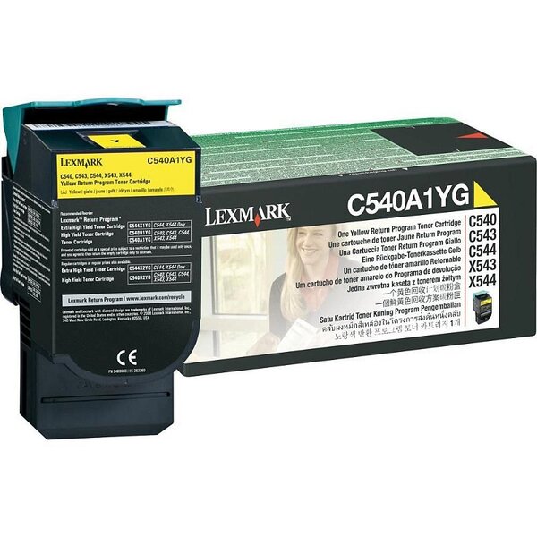 Cartucho De Toner Origlexmark C540a1yg Amarelo C540/c543/544