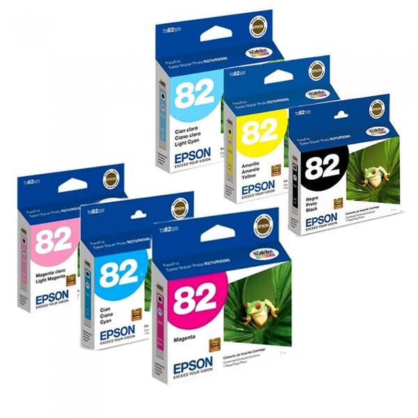 Cartucho Epson 82n Kit 6 Cores | R270 | R290 | Rx590 | Rx610 | Leroy Merlin
