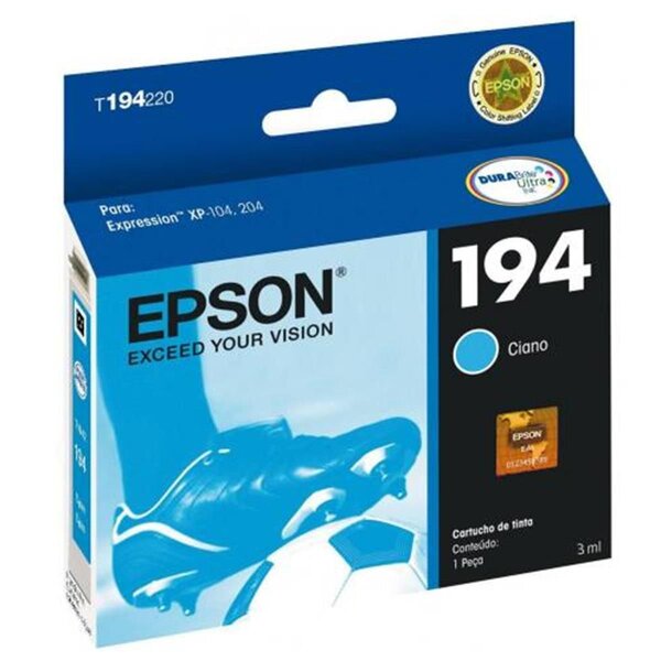 Cartucho Epson Ciano 5ml - T194220-br