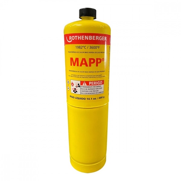 Cartucho Gás Map Para Maçarico Rothenberger 400g R35539