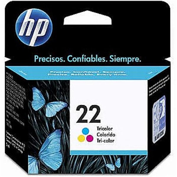 Cartucho Hp 22 Tricolor 6ml - C9352ab