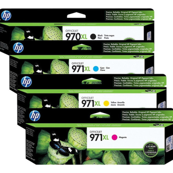 Cartucho Hp 970xl Cn628am Conjunto 4 Cores Kit