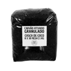 Carvão Ativado Granulado 1 Kg Filtros De Água Cinza