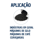 Carvão Ativado Granulado 1 Kg Filtros De Água Cinza