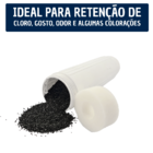 Carvão Ativado Granulado 1 Kg Filtros De Água Cinza