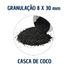 Carvão Ativado Granulado De Casca De Coco 1kg Para Filtros Ci