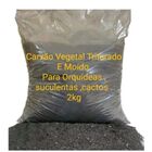 Carvão Vegetal 2kg Triturado E Moído P/orquídeas ​suculentas