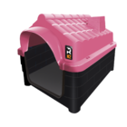 Casa Para Cachorros Plástica Rinopet N2 Rosa