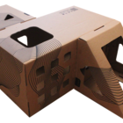 Casa Toca Para O Gato Brincar Retângulo+poli+triângulo