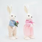 Casal De Coelhos De Páscoa Decoração Coelhinhos Românticos 60