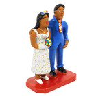 Casal de Noivos Terno Azul