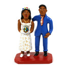 Casal de Noivos Terno Azul