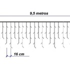 Cascata 400 Leds 10 Metros Luz Branca Fixa - 220v