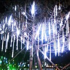 Cascata Chuva De Gelo 8 Tubos 240 Leds Snowfall Pisca Pisca N