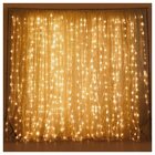 Cascata De Natal 320 Led Luz Amarela 8 Funções 3x2m 220v