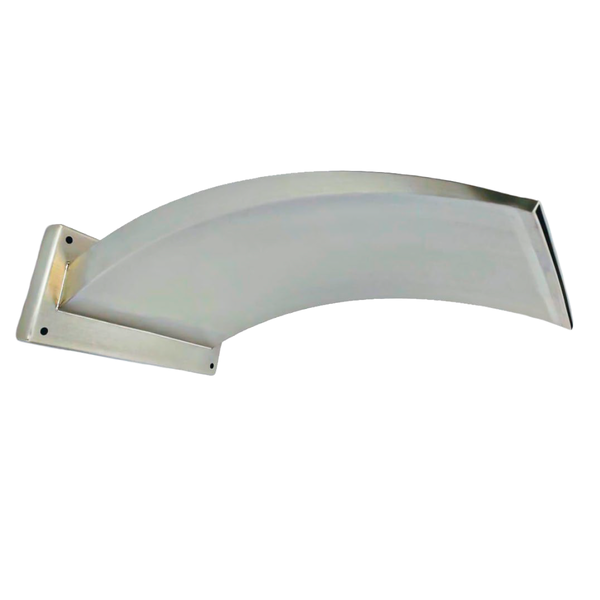 Cascata De Parede Wave Média Em Inox Para Piscina