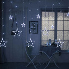 Cascata Estrela Pisca Pisca 138 Leds 8 Funçoes Natal Decoraça