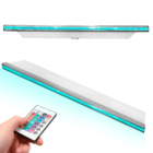 Cascata Para Piscina 1 Metro De Embutir Bico Inox Com Led Rgb