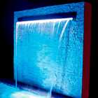 Cascata Para Piscina 2 Metros De Embutir Bico Inox Com Led Rgb