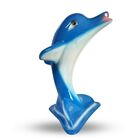 Cascata Para Piscina Golfinho Baby 55cm Em Fibra Cor Azul