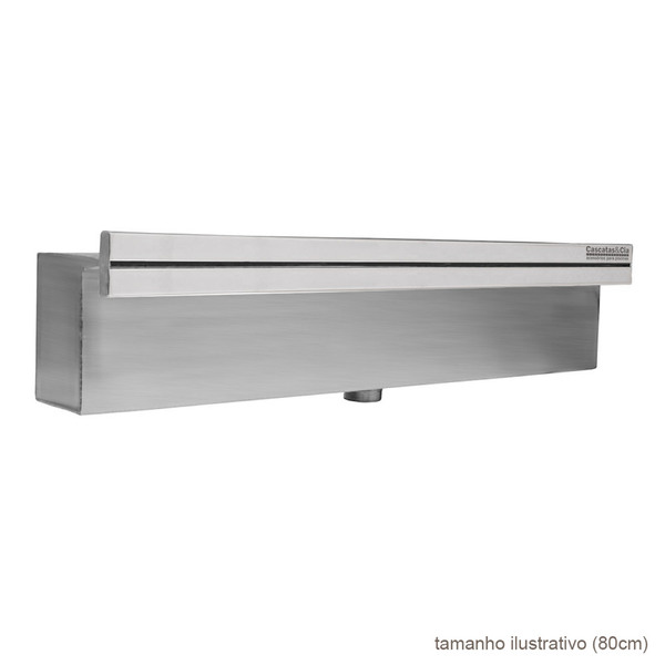 Cascata Para Piscina Inox 304 Embutir Tradicional 60 Cm