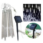 Cascata Solar 8 Tubos 252 Leds Iluminaçao Pisca Pisca Snow Fa