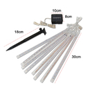 Cascata Solar Led Natal Meteoro Snowfall Chuva Gelo Natalino