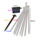 Cascata Solar Natal Pisca Pisca Natalino 8 Tubos 252 Leds Ilu