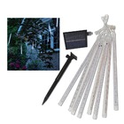 Cascata Solar Natal Pisca Pisca Natalino 8 Tubos 252 Leds Ilu