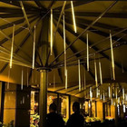 Cascata Solar Natalino 8 Tubos Snow Fall Pisca Pisca Meteoro