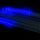 Cascata Tipo Gelo Chuva Pisca Queda 8 Tubos 144 Led Azul (ja-
