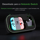 Case Bag Bolsa Estojo Ugreen Para Nintendo Switch Preto