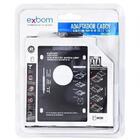 Case De Hd Exbom Suporte Caddy Hdd Para Note Via Baia Dvd 9.5