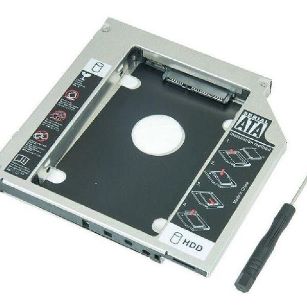Case De Hd Exbom Suporte Caddy Hdd Para Note Via Baia Dvd 9.5