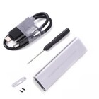 Case Duplo P/ Ssd M2 - Sata Ngff Ou Pcie Nvme 10gbps Usb 3.1