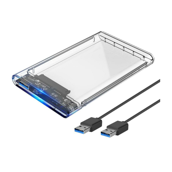 Case Externo Para Hd/ssd 2 5 Sata 3 Usb 3.0 Transparente Kp-h